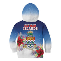 Cayman Islands Christmas Kid Hoodie Coquette Bow Xmas Vibe - Wonder Print Shop