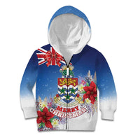 Cayman Islands Christmas Kid Hoodie Coquette Bow Xmas Vibe - Wonder Print Shop