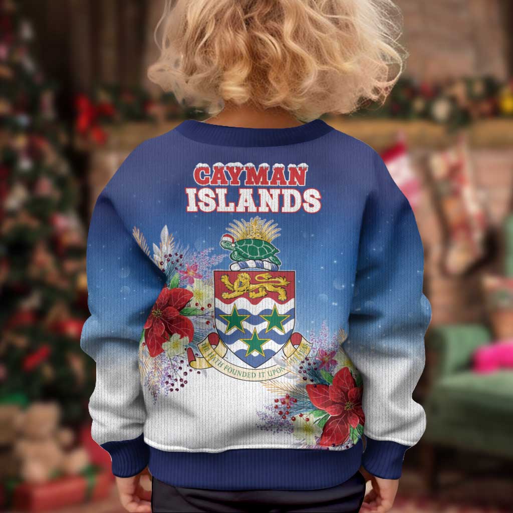Cayman Islands Christmas Kid Ugly Christmas Sweater Coquette Bow Xmas Vibe - Wonder Print Shop