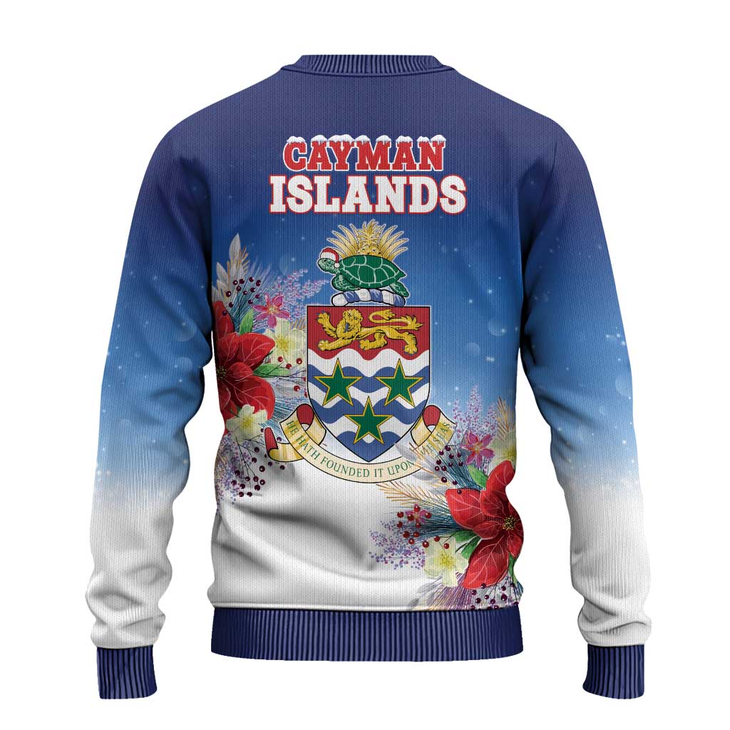 Cayman Islands Christmas Ugly Christmas Sweater Coquette Bow Xmas Vibe - Wonder Print Shop