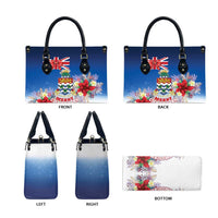 Cayman Islands Christmas Leather Bag Coquette Bow Xmas Vibe - Wonder Print Shop