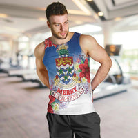 Cayman Islands Christmas Men Tank Top Coquette Bow Xmas Vibe - Wonder Print Shop