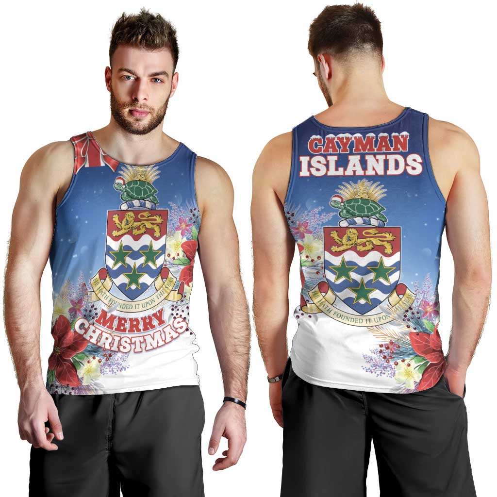 Cayman Islands Christmas Men Tank Top Coquette Bow Xmas Vibe - Wonder Print Shop