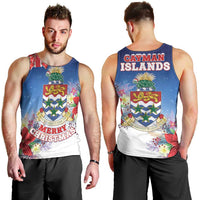 Cayman Islands Christmas Men Tank Top Coquette Bow Xmas Vibe - Wonder Print Shop