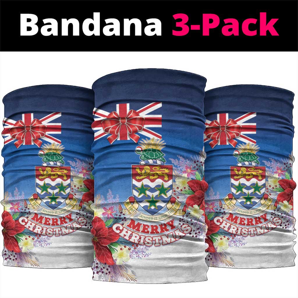 Cayman Islands Christmas Neck Gaiter Coquette Bow Xmas Vibe - Wonder Print Shop