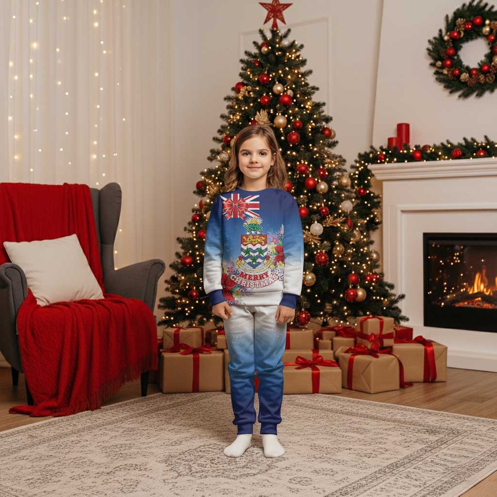 Cayman Islands Christmas Pajama Set Coquette Bow Xmas Vibe - Wonder Print Shop