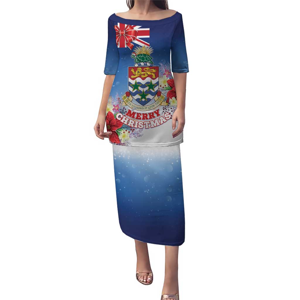 Cayman Islands Christmas Puletasi Coquette Bow Xmas Vibe - Wonder Print Shop