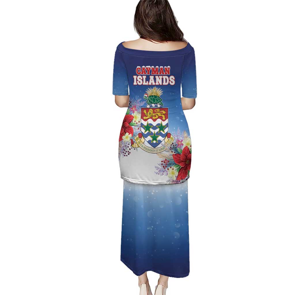 Cayman Islands Christmas Puletasi Coquette Bow Xmas Vibe - Wonder Print Shop