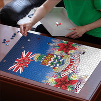 Cayman Islands Christmas Puzzle Coquette Bow Xmas Vibe - Wonder Print Shop