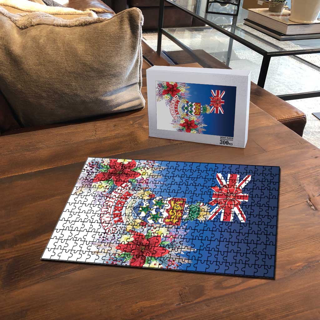 Cayman Islands Christmas Puzzle Coquette Bow Xmas Vibe - Wonder Print Shop
