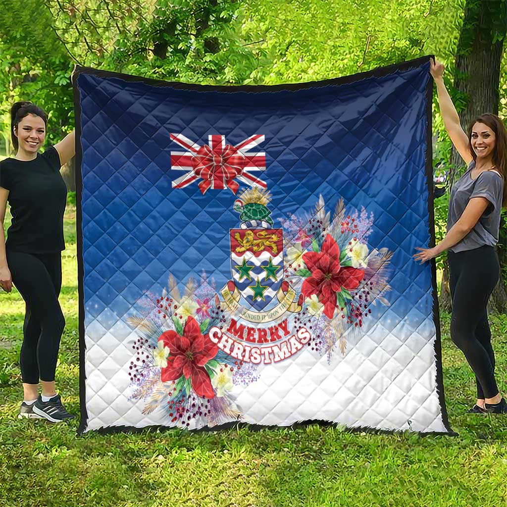 Cayman Islands Christmas Quilt Coquette Bow Xmas Vibe - Wonder Print Shop