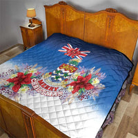 Cayman Islands Christmas Quilt Coquette Bow Xmas Vibe - Wonder Print Shop