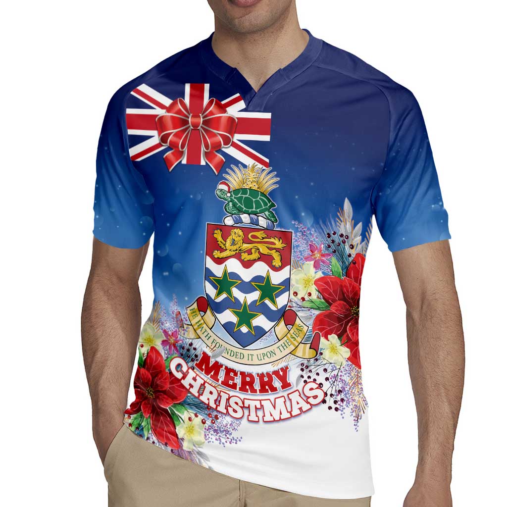 Cayman Islands Christmas Rugby Jersey Coquette Bow Xmas Vibe - Wonder Print Shop