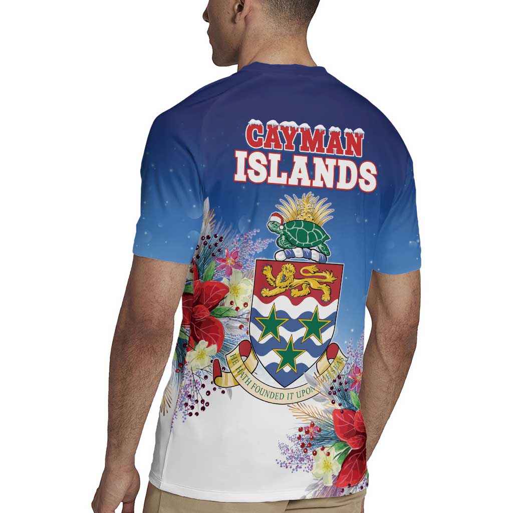Cayman Islands Christmas Rugby Jersey Coquette Bow Xmas Vibe - Wonder Print Shop