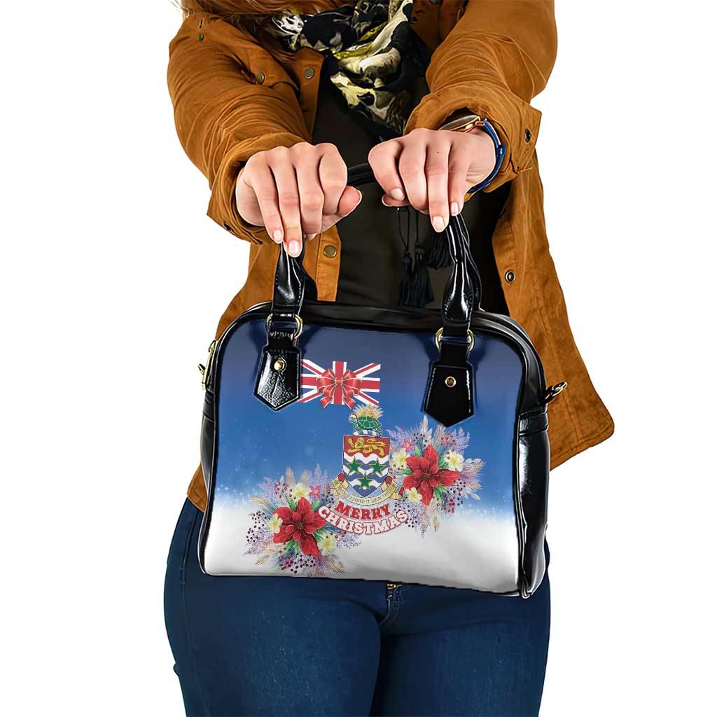 Cayman Islands Christmas Shoulder Handbag Coquette Bow Xmas Vibe - Wonder Print Shop