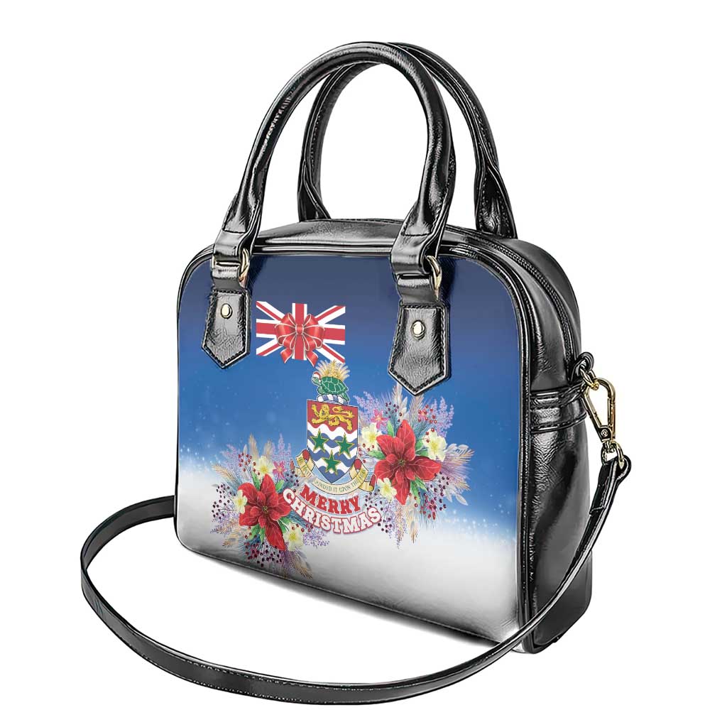 Cayman Islands Christmas Shoulder Handbag Coquette Bow Xmas Vibe - Wonder Print Shop