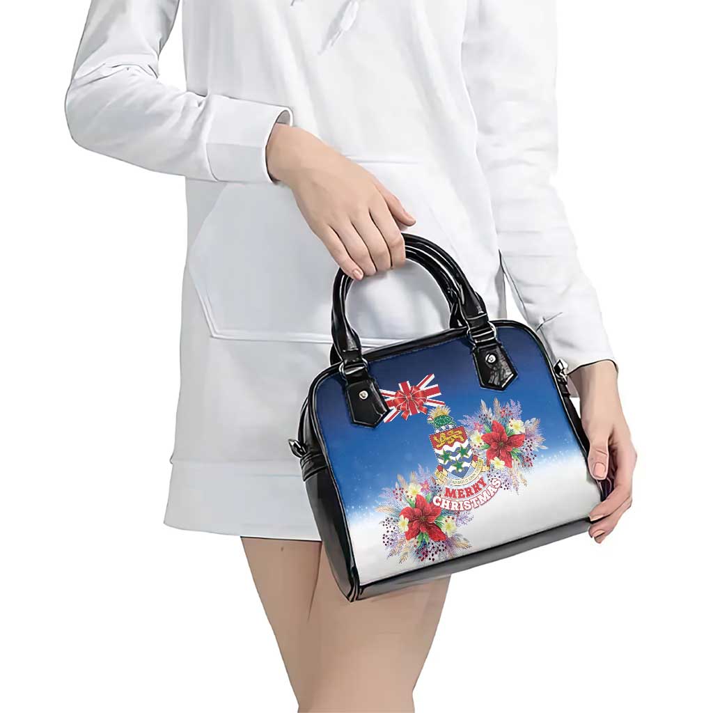 Cayman Islands Christmas Shoulder Handbag Coquette Bow Xmas Vibe - Wonder Print Shop