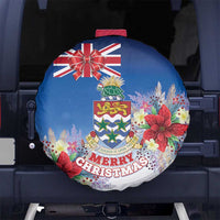 Cayman Islands Christmas Spare Tire Cover Coquette Bow Xmas Vibe - Wonder Print Shop