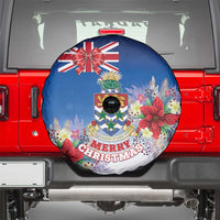 Cayman Islands Christmas Spare Tire Cover Coquette Bow Xmas Vibe - Wonder Print Shop