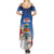 Cayman Islands Christmas Summer Maxi Dress Coquette Bow Xmas Vibe - Wonder Print Shop
