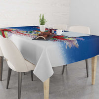 Cayman Islands Christmas Tablecloth Coquette Bow Xmas Vibe - Wonder Print Shop