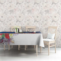 Cayman Islands Christmas Tablecloth Coquette Bow Xmas Vibe - Wonder Print Shop