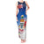 Cayman Islands Christmas Tank Maxi Dress Coquette Bow Xmas Vibe - Wonder Print Shop
