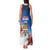 Cayman Islands Christmas Tank Maxi Dress Coquette Bow Xmas Vibe - Wonder Print Shop