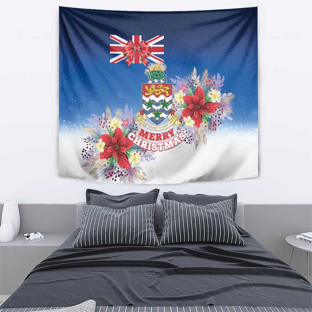 Cayman Islands Christmas Tapestry Coquette Bow Xmas Vibe - Wonder Print Shop