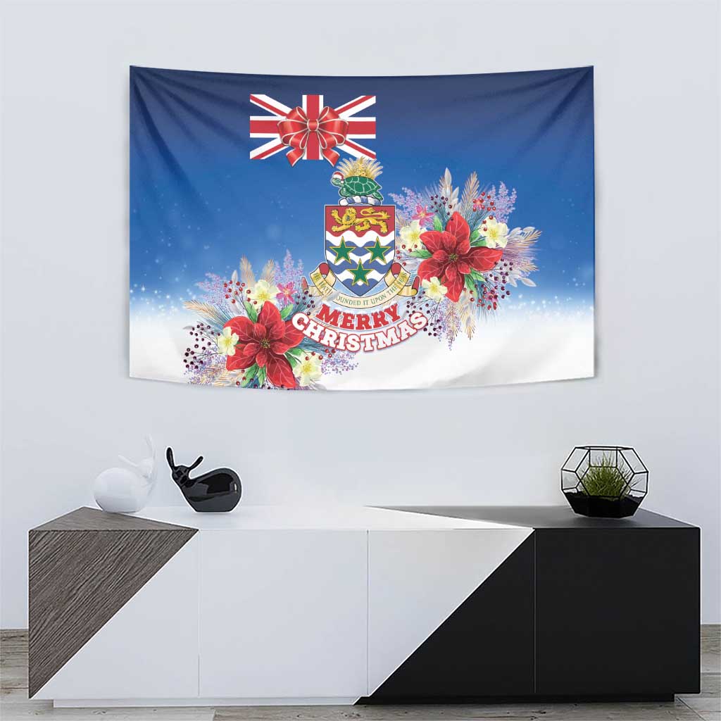 Cayman Islands Christmas Tapestry Coquette Bow Xmas Vibe - Wonder Print Shop