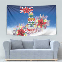 Cayman Islands Christmas Tapestry Coquette Bow Xmas Vibe - Wonder Print Shop