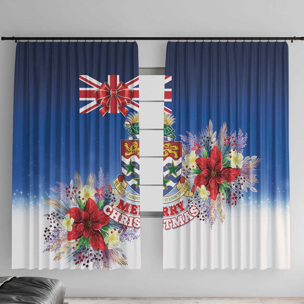 Cayman Islands Christmas Window Curtain Coquette Bow Xmas Vibe - Wonder Print Shop
