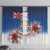 Cayman Islands Christmas Window Curtain Coquette Bow Xmas Vibe - Wonder Print Shop