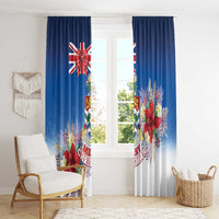 Cayman Islands Christmas Window Curtain Coquette Bow Xmas Vibe - Wonder Print Shop