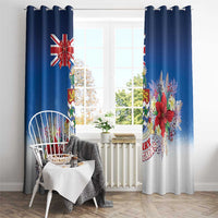 Cayman Islands Christmas Window Curtain Coquette Bow Xmas Vibe - Wonder Print Shop