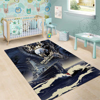 Navy Veteran 250th Anniversary Area Rug Forged Of Salt And Steel - Wonder Print Shop