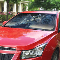 Navy Veteran 250th Anniversary Auto Sun Shade Forged Of Salt And Steel - Wonder Print Shop