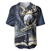 Navy Veteran 250th Anniversary Baseball Jersey Forged Of Salt And Steel - Wonder Print Shop
