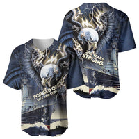 Navy Veteran 250th Anniversary Baseball Jersey Forged Of Salt And Steel - Wonder Print Shop