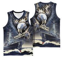 Navy Veteran 250th Anniversary Basketball Jersey Forged Of Salt And Steel - Wonder Print Shop