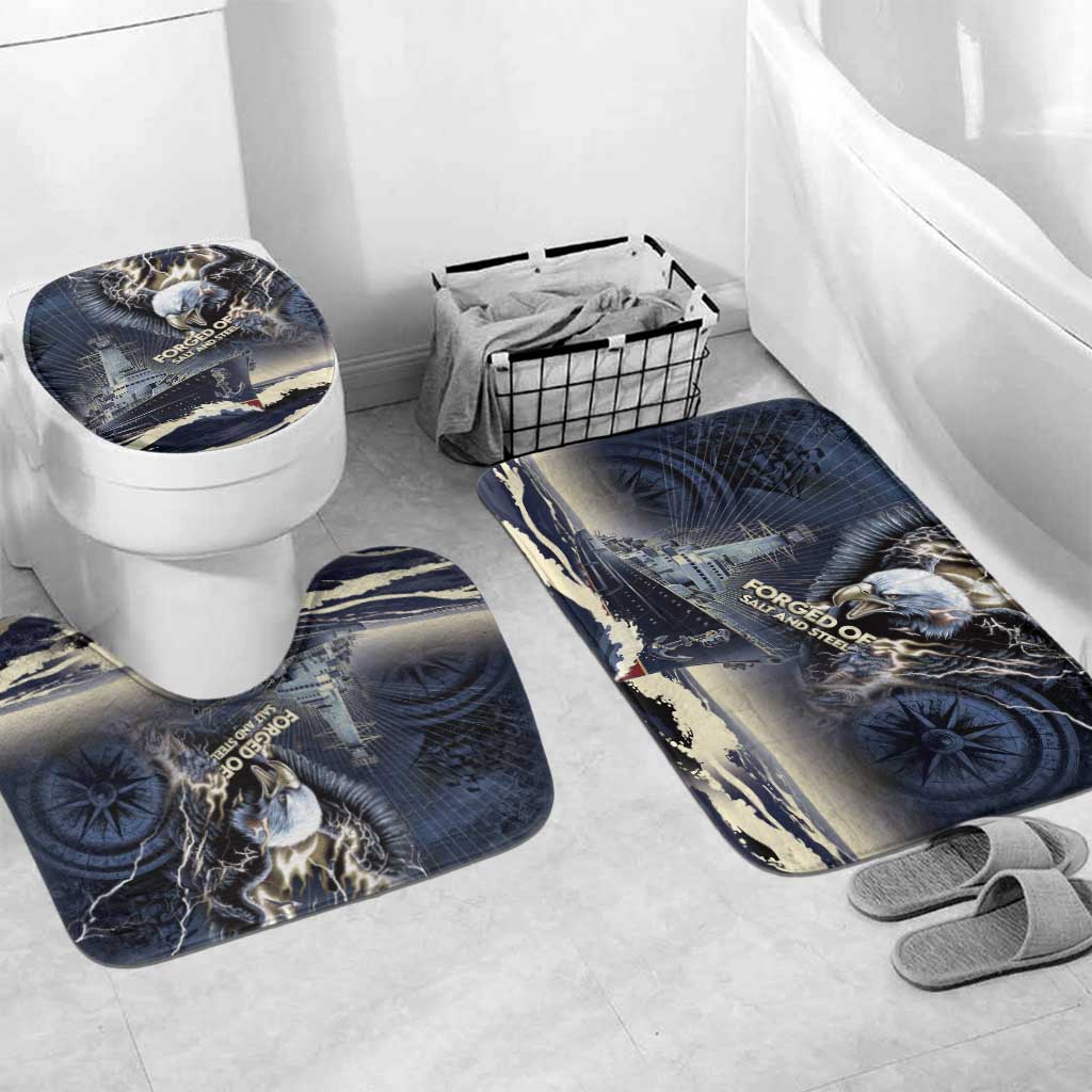 Navy Veteran 250th Anniversary Bathroom Set Forged Of Salt And Steel - Wonder Print Shop