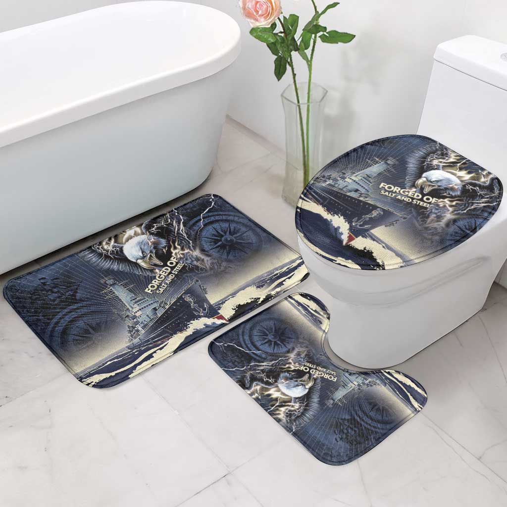 Navy Veteran 250th Anniversary Bathroom Set Forged Of Salt And Steel - Wonder Print Shop