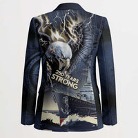 Navy Veteran 250th Anniversary Blazer Forged Of Salt And Steel - Wonder Print Shop