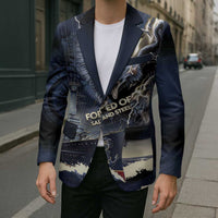 Navy Veteran 250th Anniversary Blazer Forged Of Salt And Steel - Wonder Print Shop