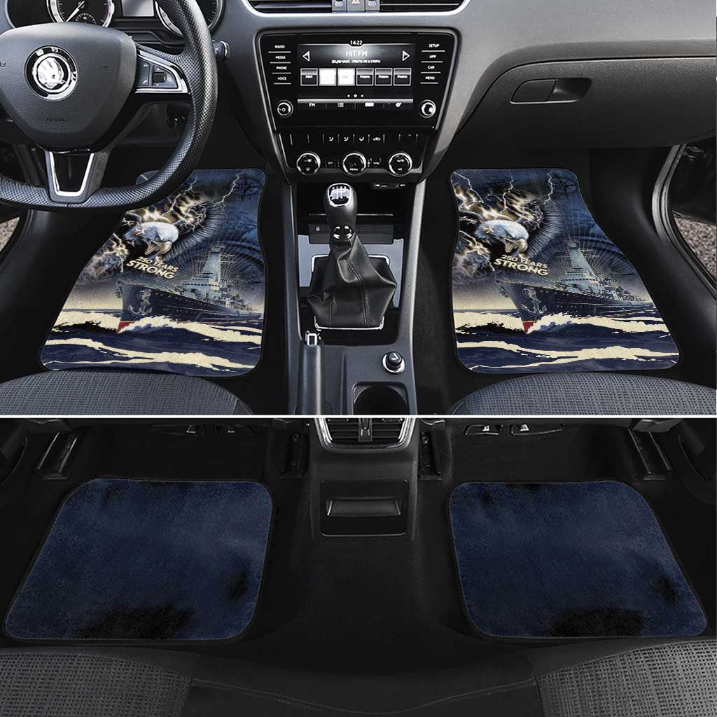 Navy Veteran 250th Anniversary Car Mats Forged Of Salt And Steel - Wonder Print Shop