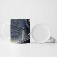 Navy Veteran 250th Anniversary Ceramic Mug Forged Of Salt And Steel - Wonder Print Shop