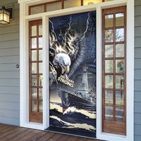 Navy Veteran 250th Anniversary Door Cover Forged Of Salt And Steel - Wonder Print Shop