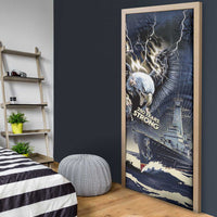 Navy Veteran 250th Anniversary Door Cover Forged Of Salt And Steel - Wonder Print Shop