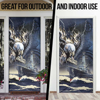 Navy Veteran 250th Anniversary Door Cover Forged Of Salt And Steel - Wonder Print Shop