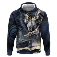 Navy Veteran 250th Anniversary Hoodie Forged Of Salt And Steel - Wonder Print Shop